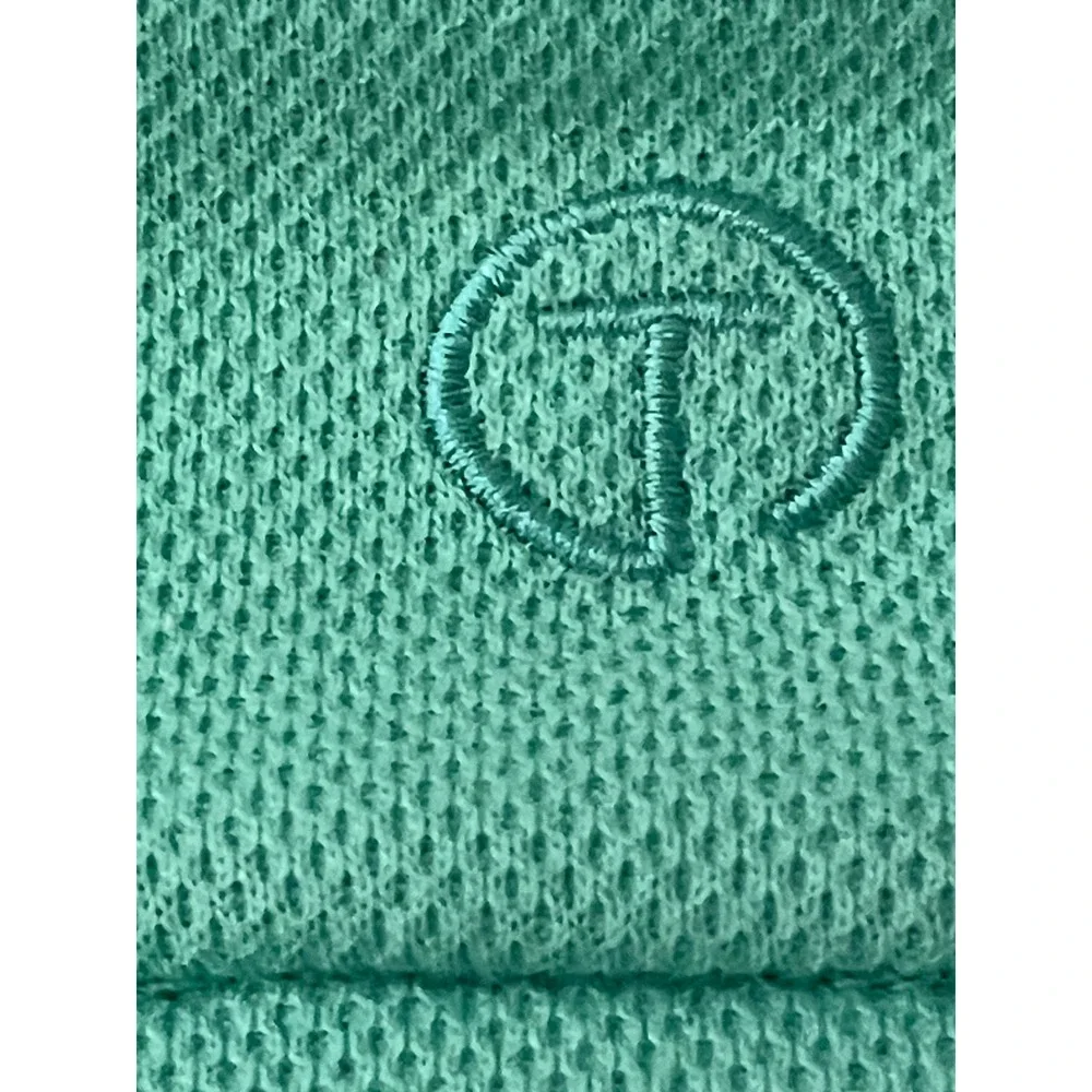 Talbots T by Talbots Women's Mint Green Full Zip Mock Neck Active Jacket Size L - Picture 5 of 6